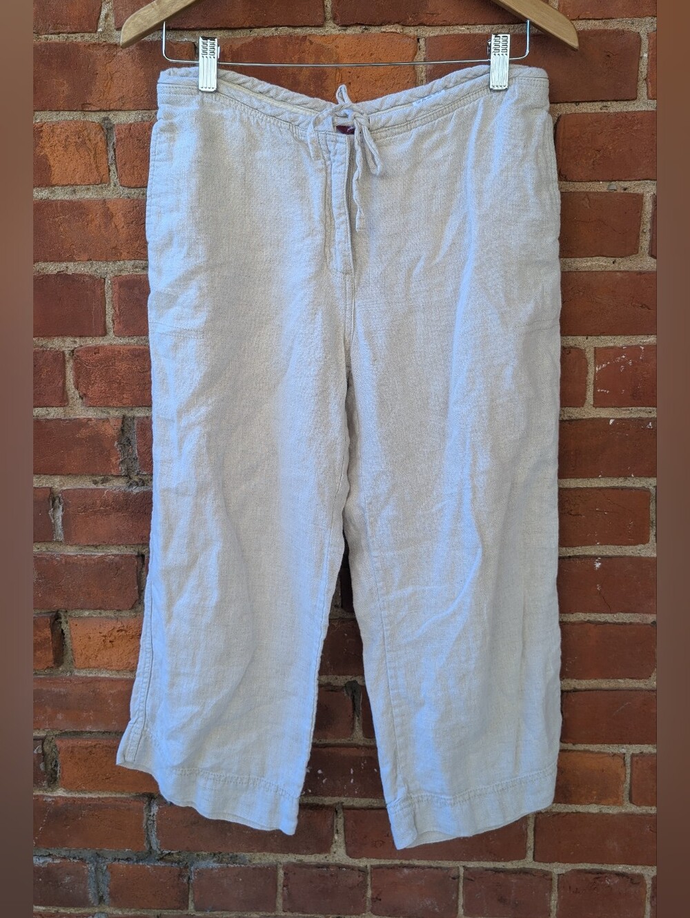 100% Linen Drawstring Pants